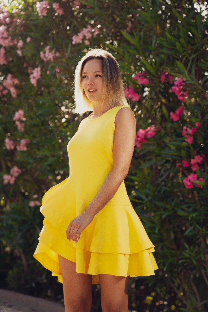 Margherita Dress In Yellow