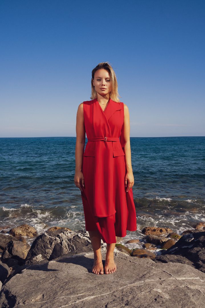Ella Dress In Red