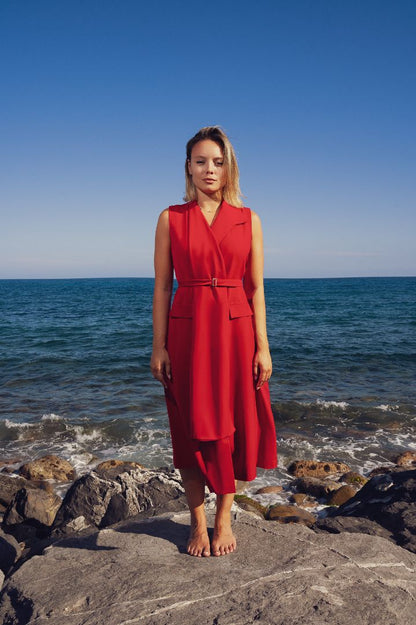 Ella Dress In Red