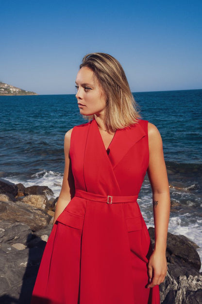Ella Dress In Red
